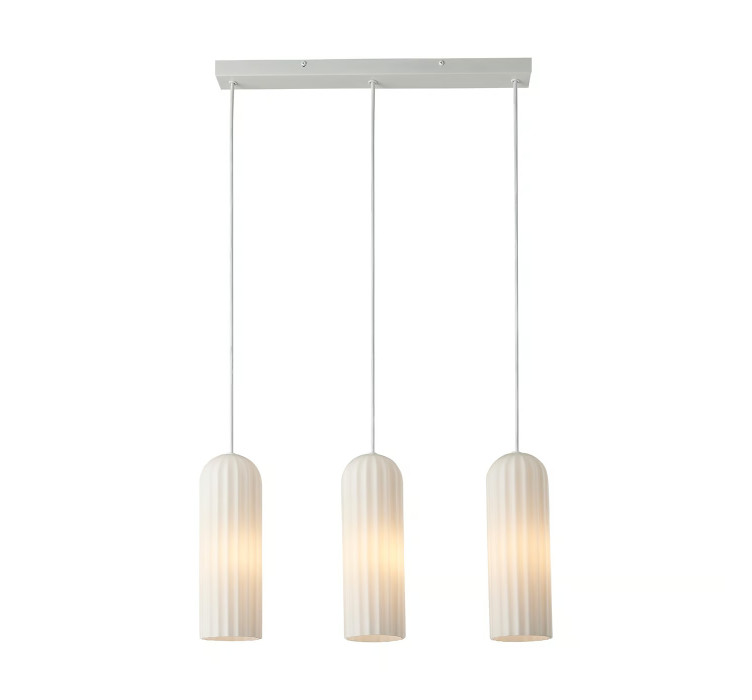 Підвісний світильник Miella 3-Rail Pendant White3